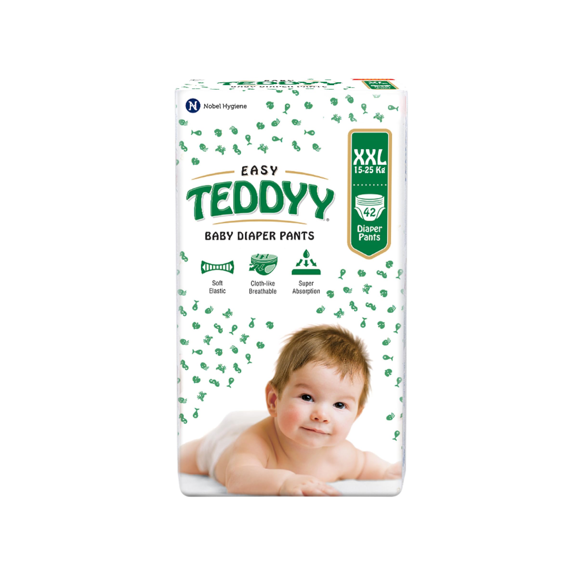 Buy TEDDYY Baby Easy Pant Diapers Double Extra Large 42 Count