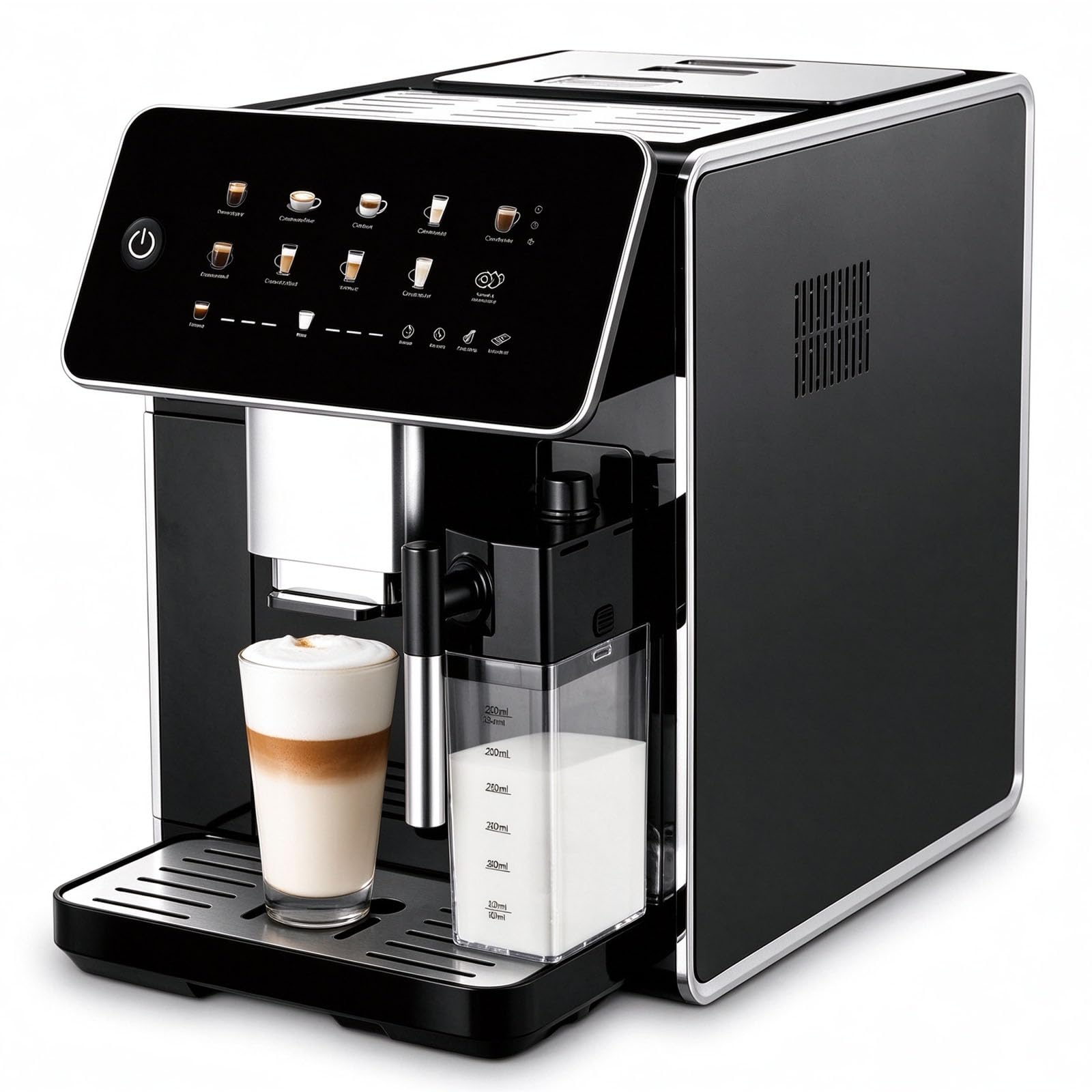 Macchina da caffè automatica a chicco con macinacaffè