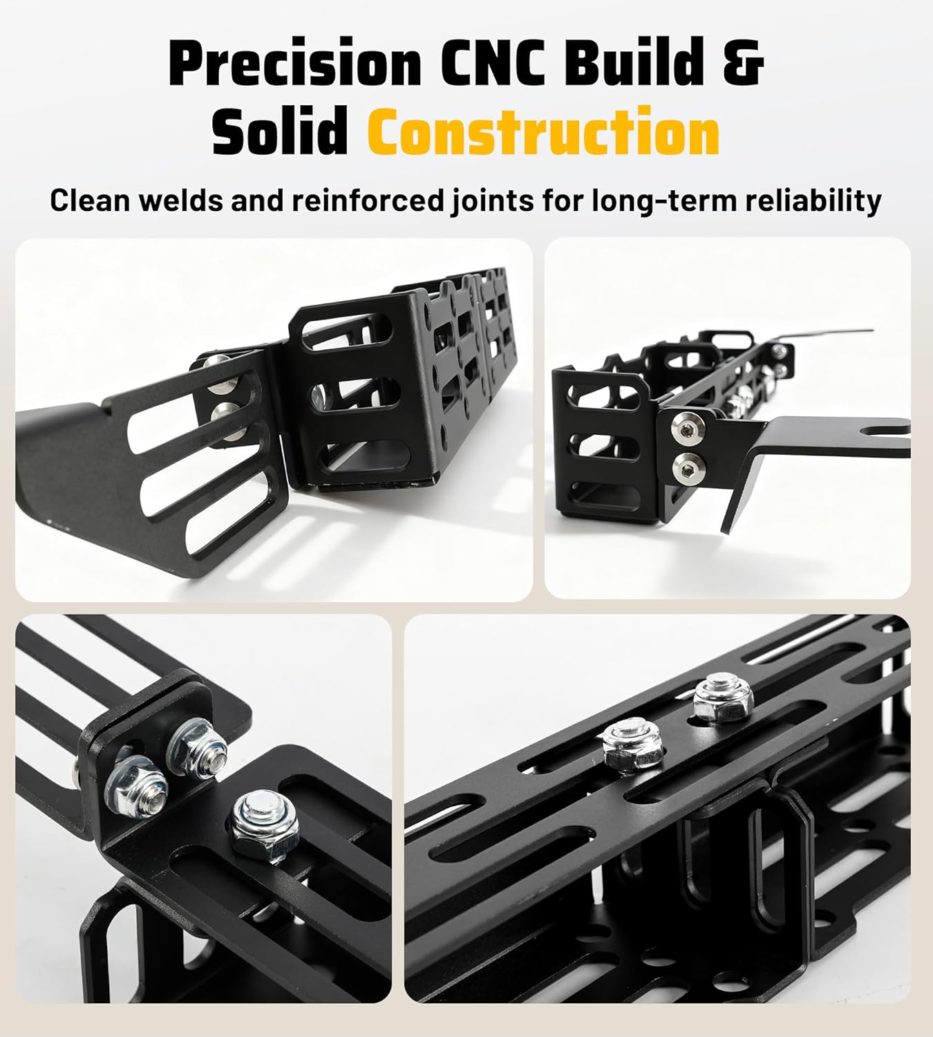 Truck Seat Brackets Storage Basket Molle Panel Organizer Fit for 4th Gen Toyota Tacoma 2024-2026 Tactical Gear Mounting System Quick Installation