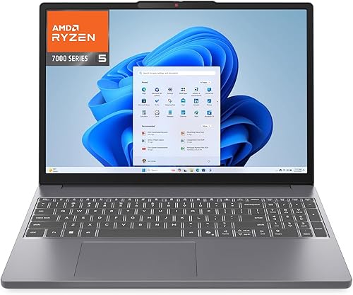 Vista 7 de Lenovo IdeaPad S340 15" pantalla táctil AMD Ryzen 7 12GB RAM 512GB SSD - Abyss Blue
