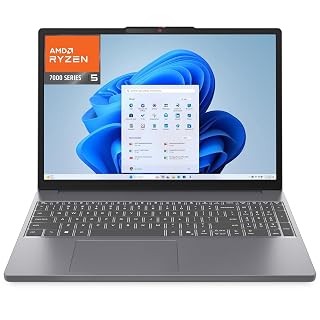 Lenovo 15" Gaming Laptop Computer, AMD Ryzen 5 7535HS, 24GB DDR5 RAM, 1TB PCIe SSD, Radeon 660M, FHD+ Copilot AI PC, WiFi 6, Bluetooth 5.3, Type-C, HDMI, Luna Grey, Windows 11 Home - Amazon product rated Grade A