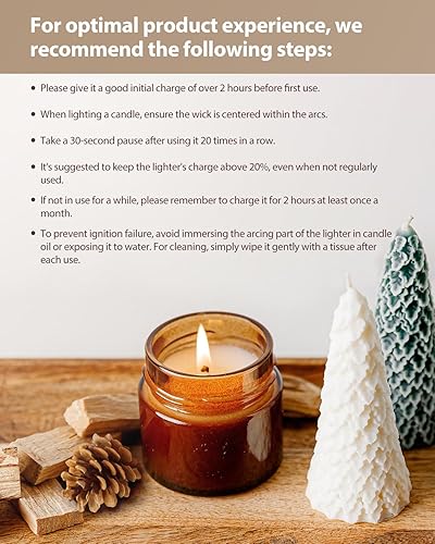 Miniatura 6 de RONXS Encendedor eléctrico recargable de arco USB con pantalla de batería LED, cuello flexible, resistente al viento, encendedores largos de plasma