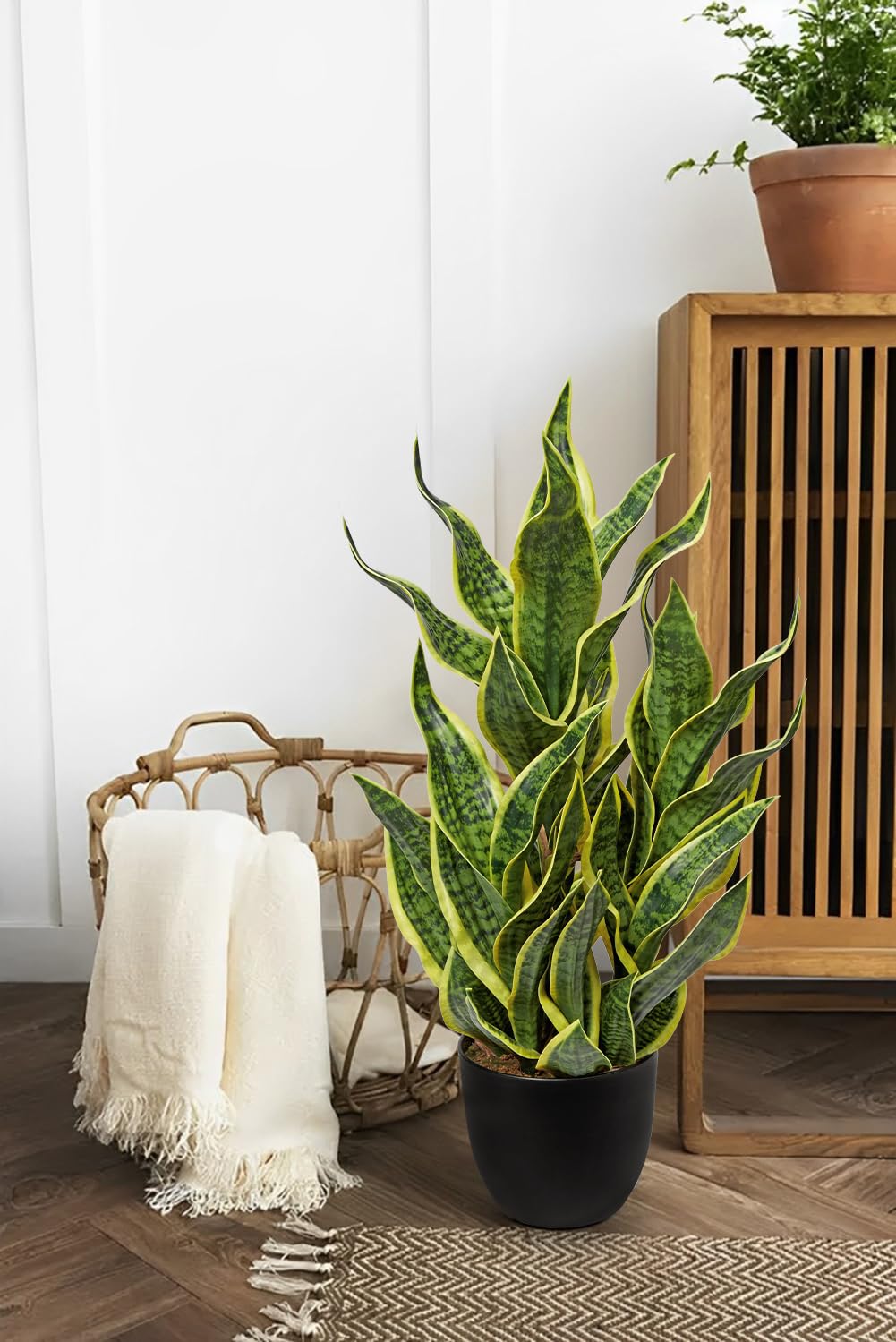 Amazon.de: Arborus Knstlicher Bogenhanf 84 cm Kunstpflanzen Gro  Knstliche Pflanzen im Schwarzen Topf aus Kunststoff Knstliche  Zimmerpflanzen Dekopflanzen Flur Schlafzimmer Wohnzimmer Deko