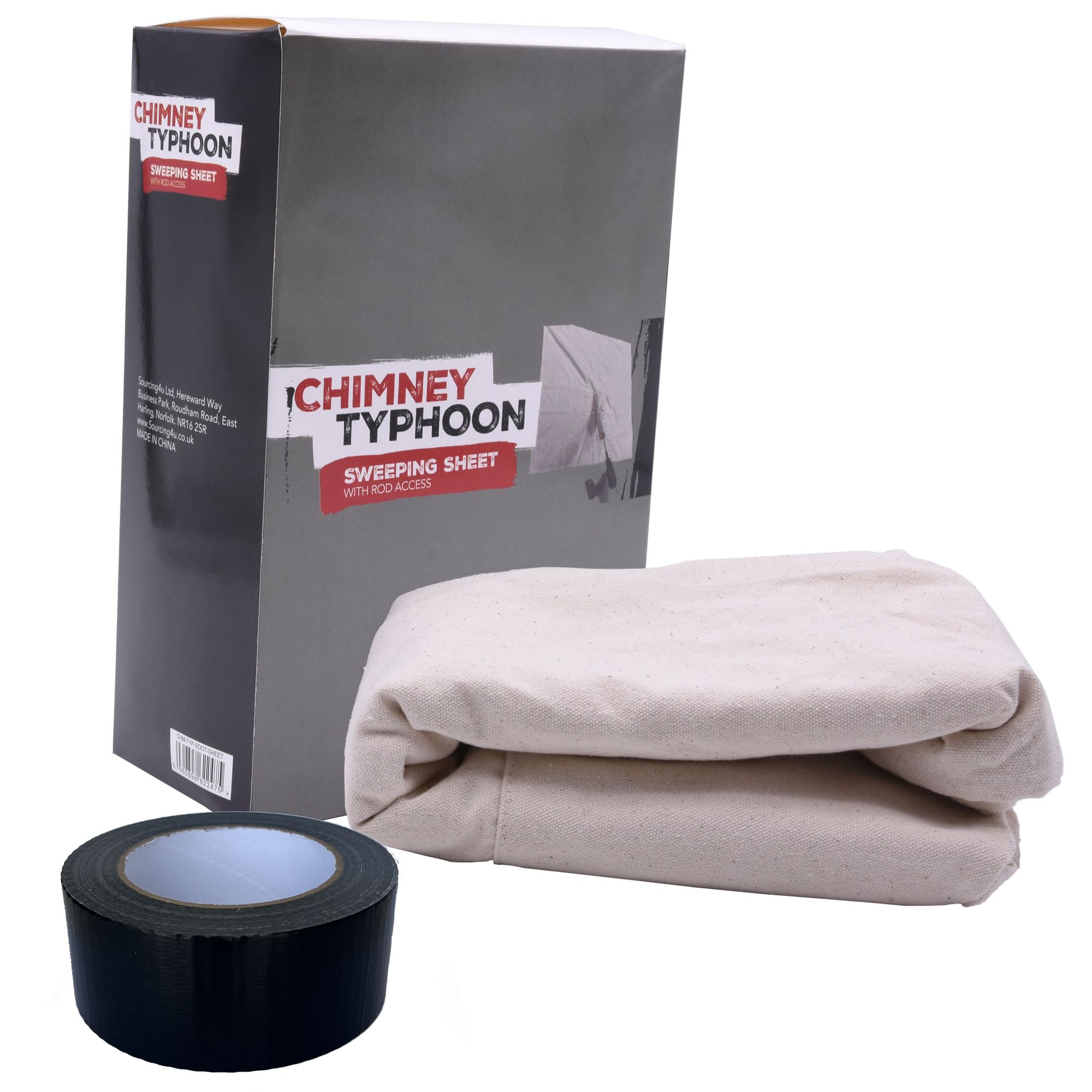 S4u Off White Chimney Typhoon Power Sweeping Accessories S4u® (Dust Sheet With Tape)