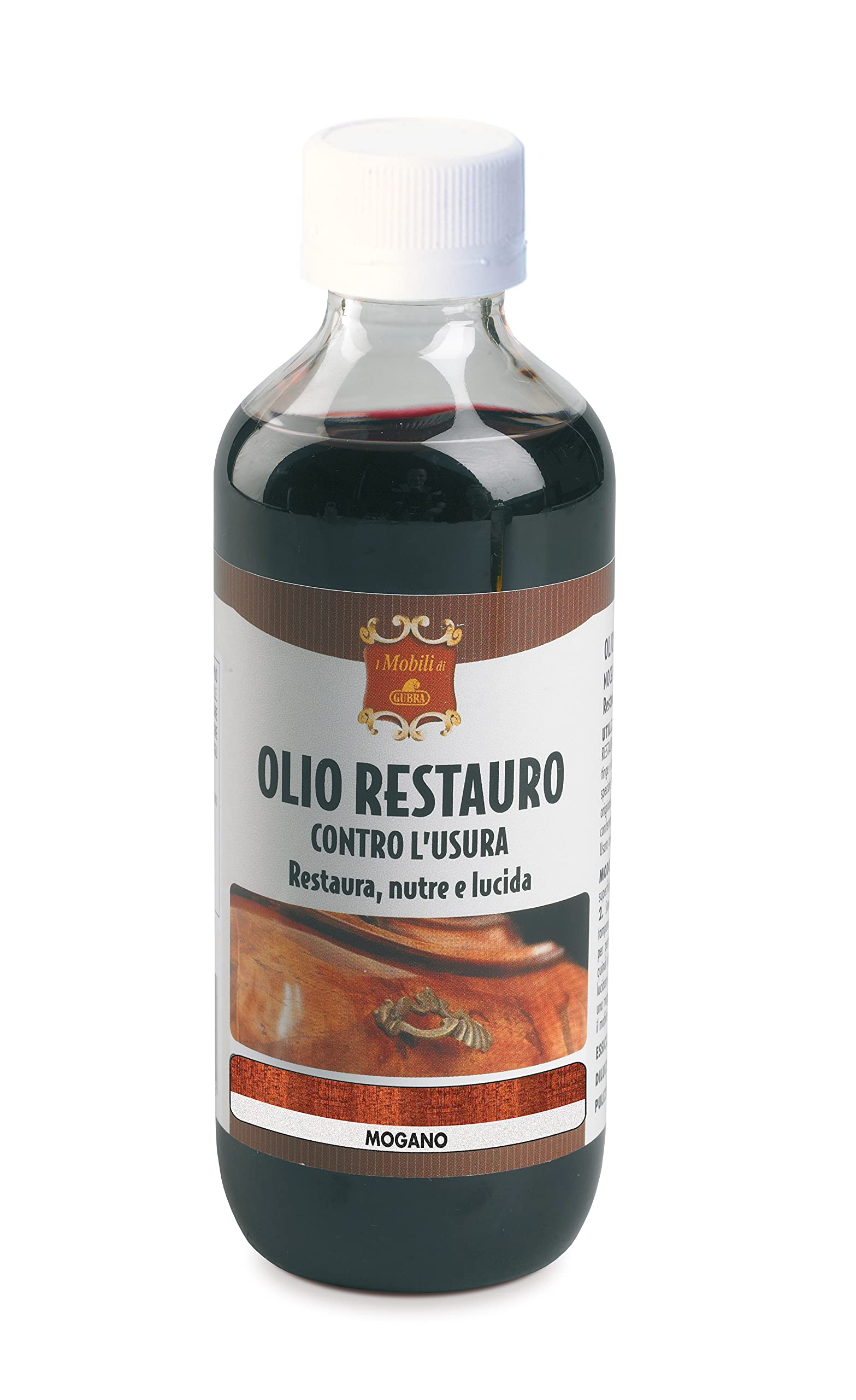 Gubra Olio Restauratore Flacone Mogano 200ml