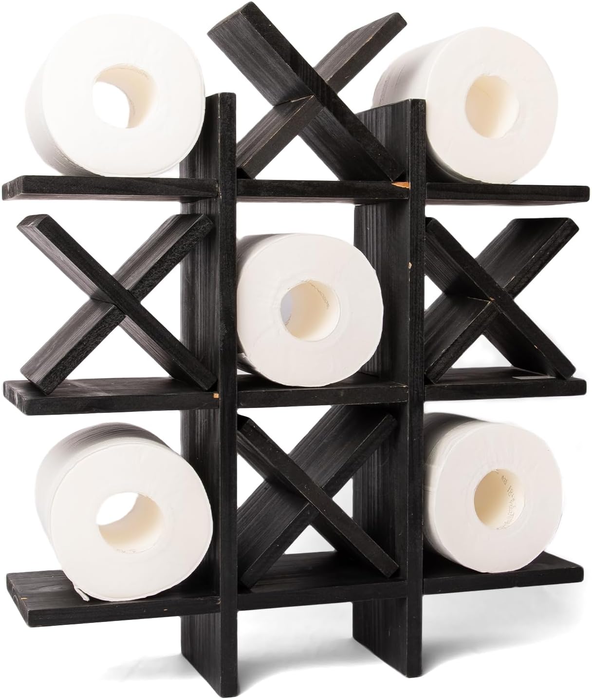 Amazon.com: Tic Tac Toe Toilet Paper Holder - Waterproof Bathroom Wall ...