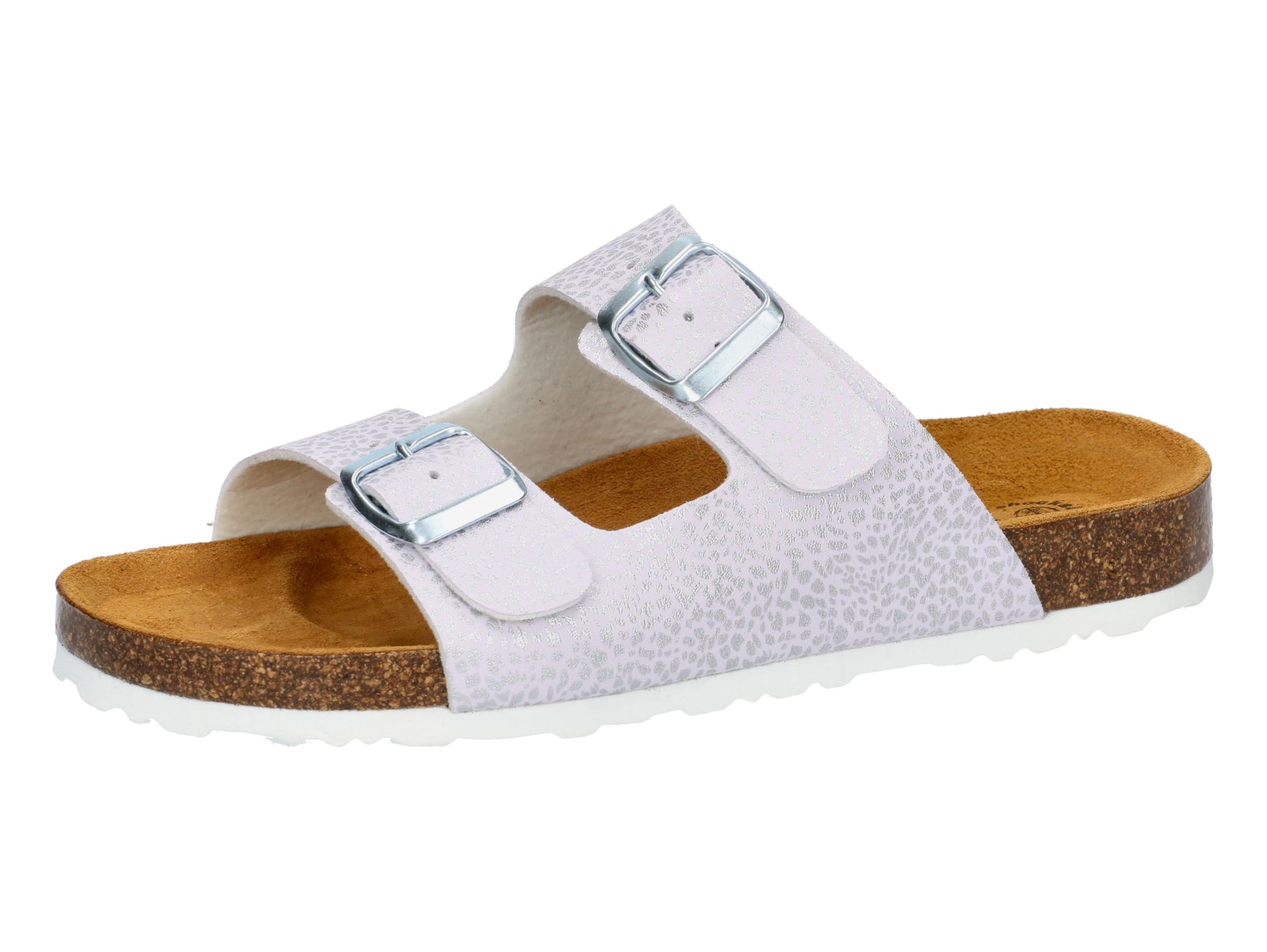 Lico Women Bioline Platino Mules, Pink Silver, 8.5 UK