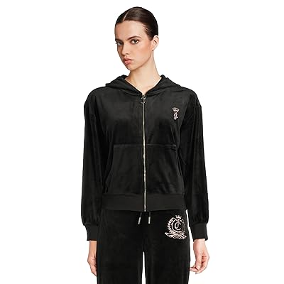 Juicy Couture Relaxed Velour Zip Hoodie Women