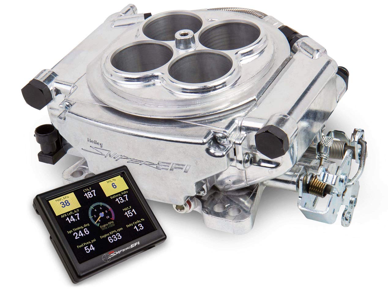 NEW HOLLEY SUPER SNIPER EFI KIT 650 HP FORCED INDUCTION 4 BBL FUEL