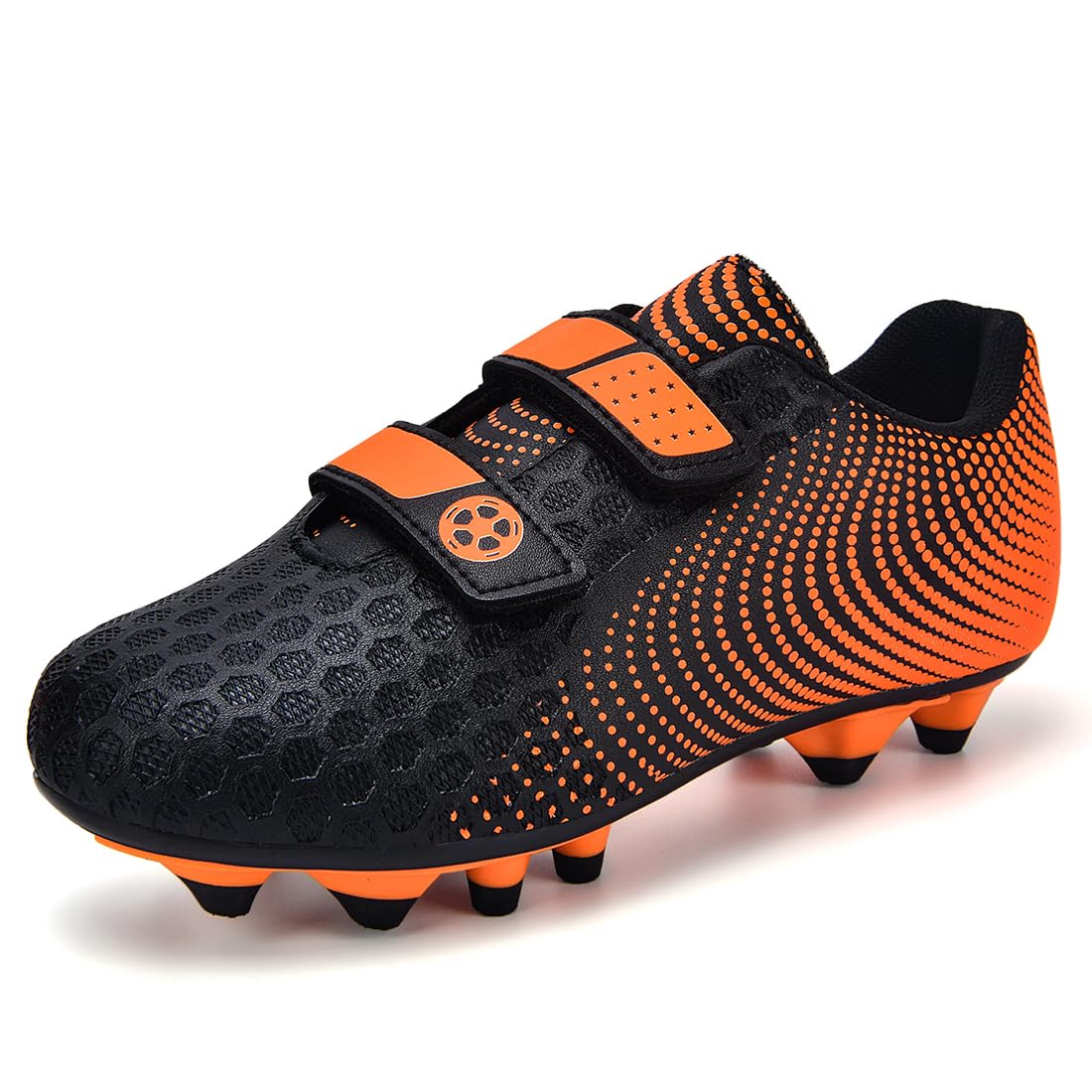 AQTDUAJ Fußballschuhe Jungen Fussballschuhe Kinder Mädchen Low Top Soccer Trainingsschuhe Turnschuhe Outdoor rutschfest Trainingsschuhe Unisex 28-37