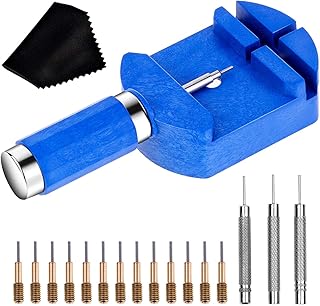 Sponsored Ad - Watch Link Removal Tool Kit, Cridoz Watch Band Tool Chain Link Pin Remover with 12pcs Replacement Pins and ...