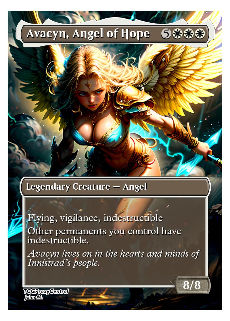 Amazon.com: 4x | Avacyn, Angel of Hope | Anime | Full Art | Foil