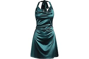 Sexy Cowl Neck Satin Mini Dress for Homecoming