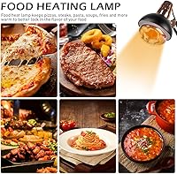 Vista 7 de DUEBEL Calentador de alimentos/lámpara de calor de alimentos, solución perfecta para bufé y catering para mantener los alimentos calientes, ideal