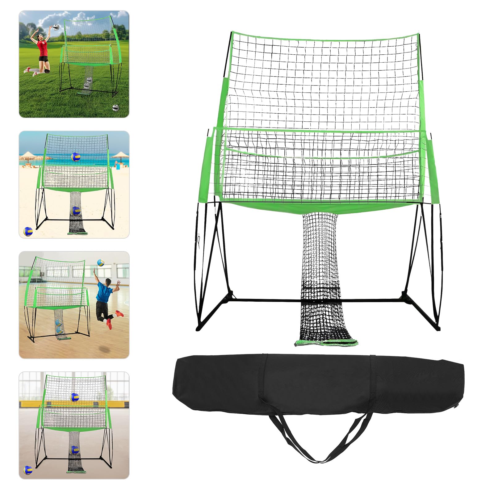 Red de voleibol 3 en 1, altura ajustable, para bádminton y tenis | Red de voleibol para piscina, voleibol, jardín, voleibol, red de voleibol, smash net, red de voleibol y jardín