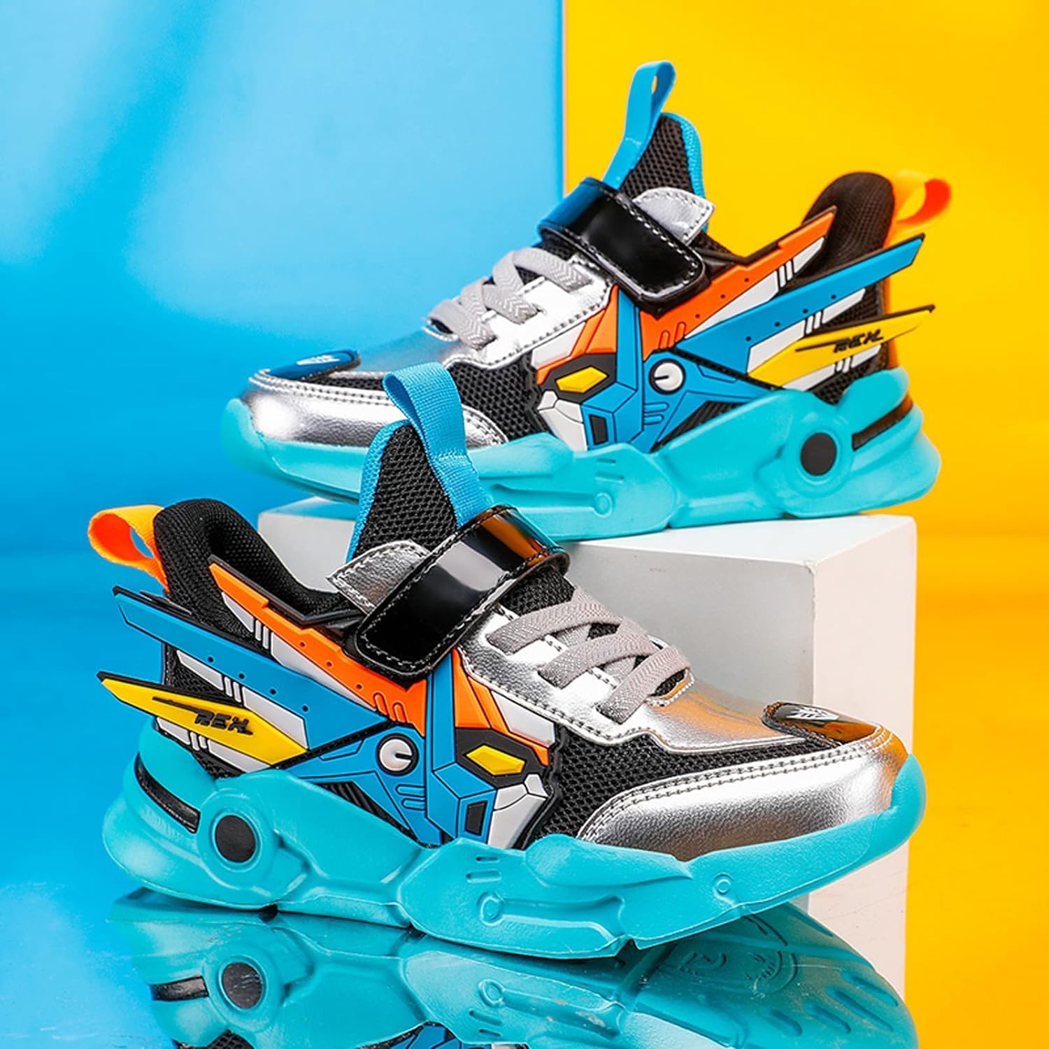 Basketballschuhe für Jungen Kinder Turnschuhe Outdoor Basketballschuhe für Mädchen Jungen Sportschuhe Leicht Atmungsaktive Turnschuhe Sneaker Walkingschuhe Unisex (CXB-A5, 30EU)
