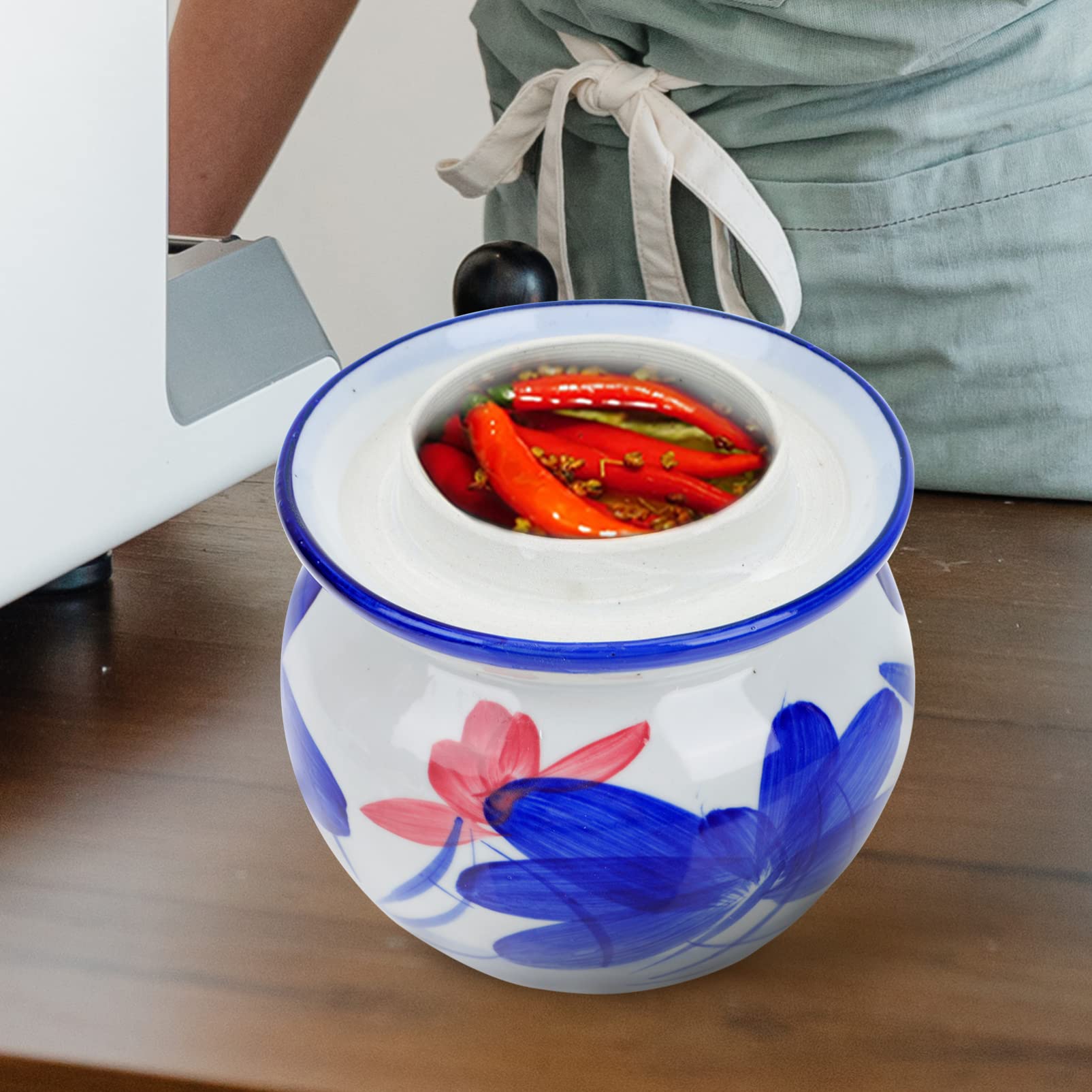 Jarro De Kimchi Pote De Picles Chinês Lata De Picles Pote De