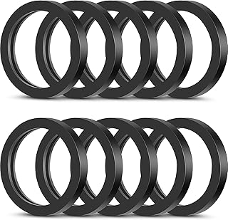 NON-SQUARE Gas Can Spout Gaskets Rubber Ring, Gas Can Gaskets Fuel Washer Seals Spout Gasket Sealing O-Rings Replacement Gas Gaskets Compatible with Most Gas Can Spout (10 Pieces)