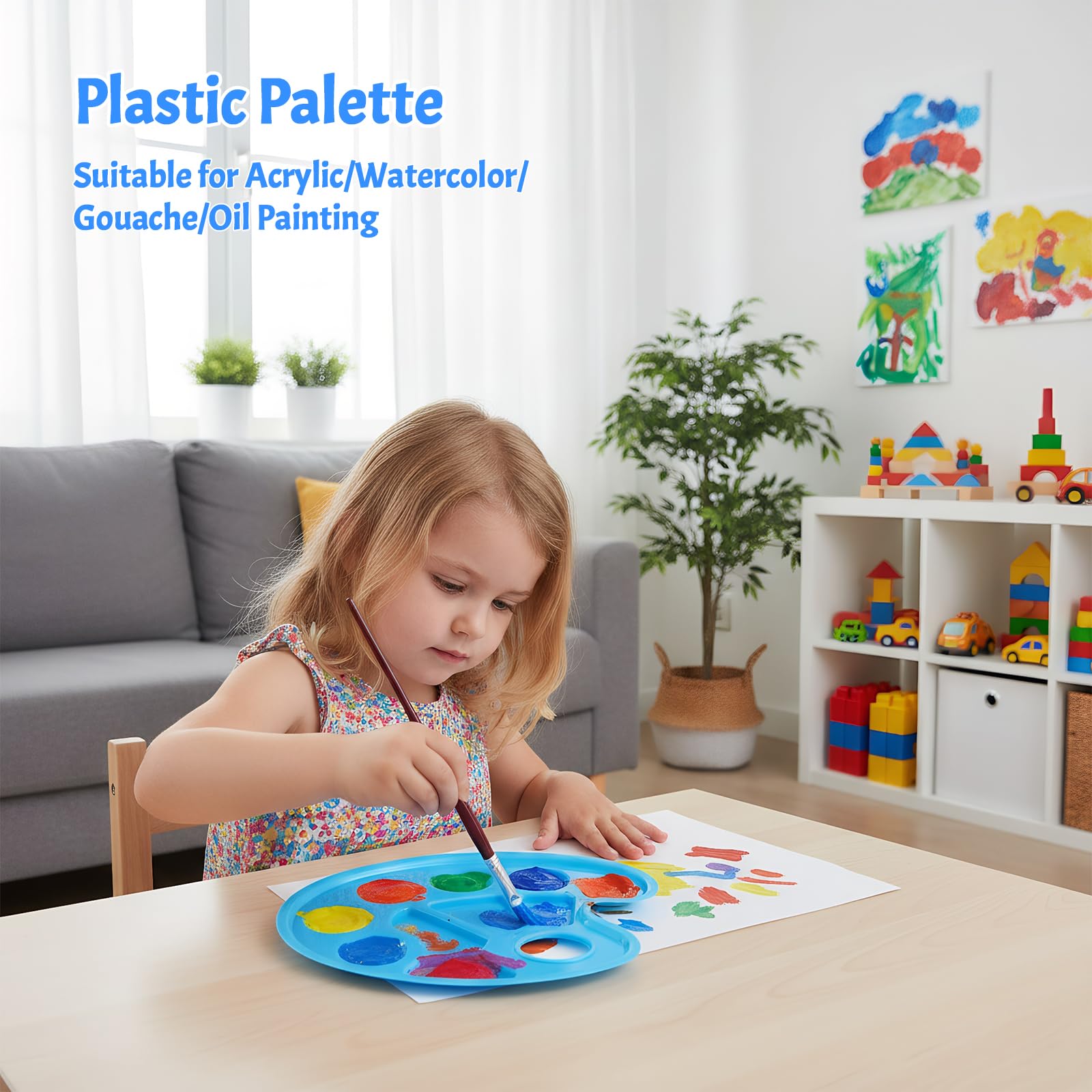 Tappetino da pittura in silicone con 1 clip magnetica ad assorbimento e 1 tavola da disegno, grande, 60 x 40 cm, tappetino da scrivania per bambini, riutilizzabile, tappetino per pittura, per