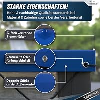 Tarpofix Ponyva Utánfutóhoz 257,5x134,5cm Kötéllel PVC Erősített 6