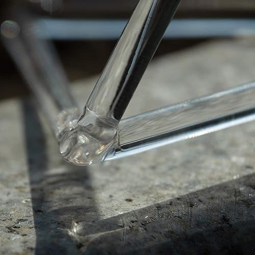 Vista 41 de TOPFUND Pirámide cantante de cristal de 8 pulgadas con funda de transporte de cuero artificial y delantero de gamuza de cuarzo Pirámide de canto