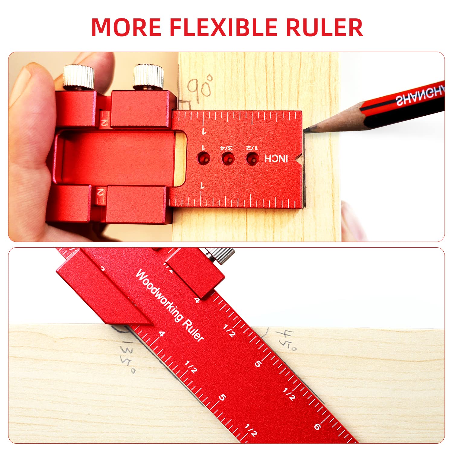 Snapklik.com : Precision Pocket Ruler Metal Slide Rule Inch And Metric ...
