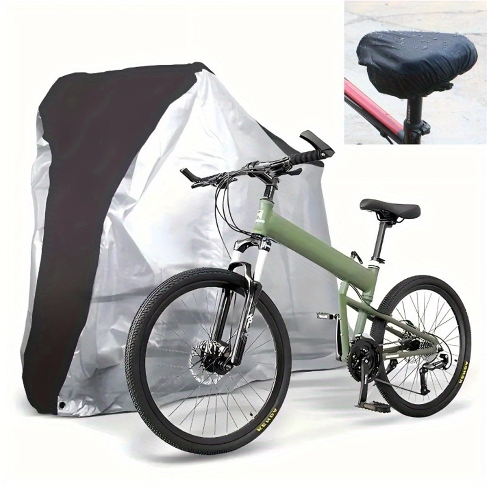 Bike Cover Waterproof Outdoor Waterproof Bicycle Cover, Dustproof Outdoor , Rain And Snow Protection