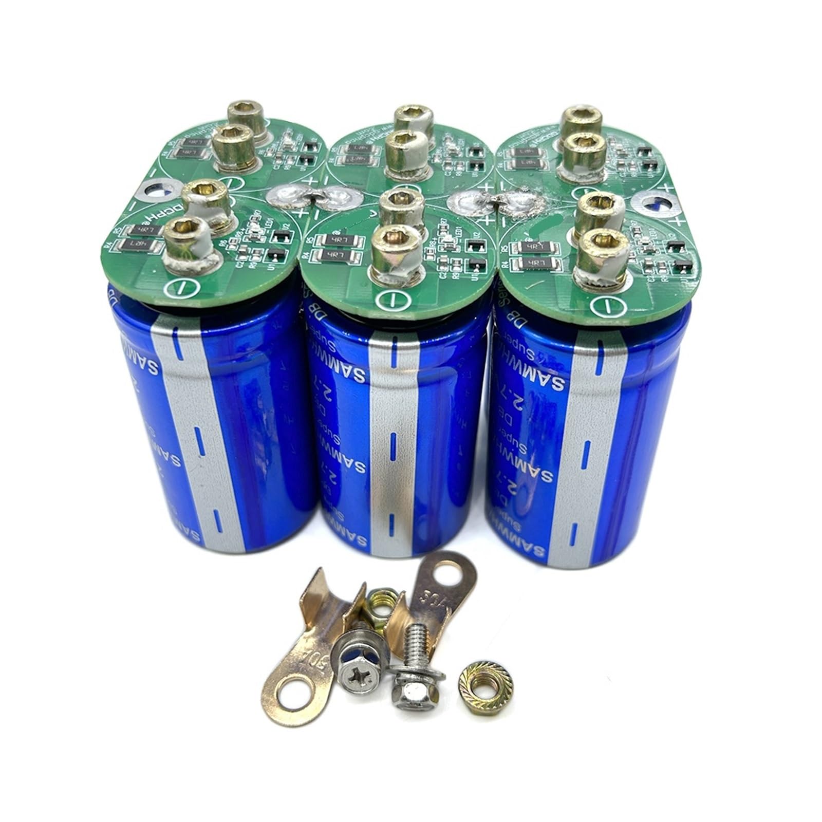BALYDLUL 16V83F Rectifier Module 2.7V500F Large Capacity Backup Power Supply With Self-Assembly Screws Kits(16V83F With Kits)