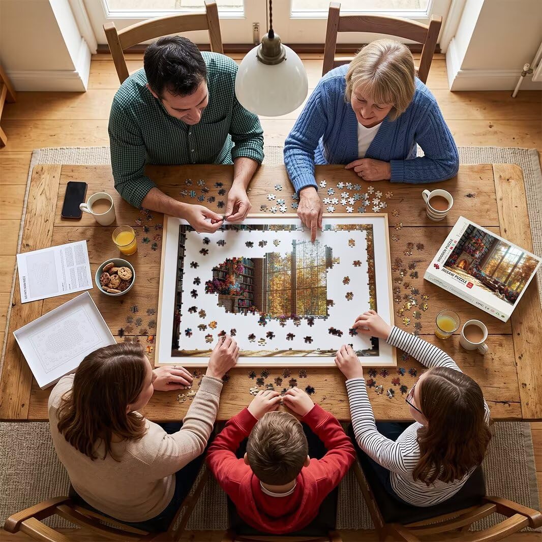 Puzzle 5000 Pieces Bibliothèque, Puzzle Classiques, 157 x 106 cm -4571