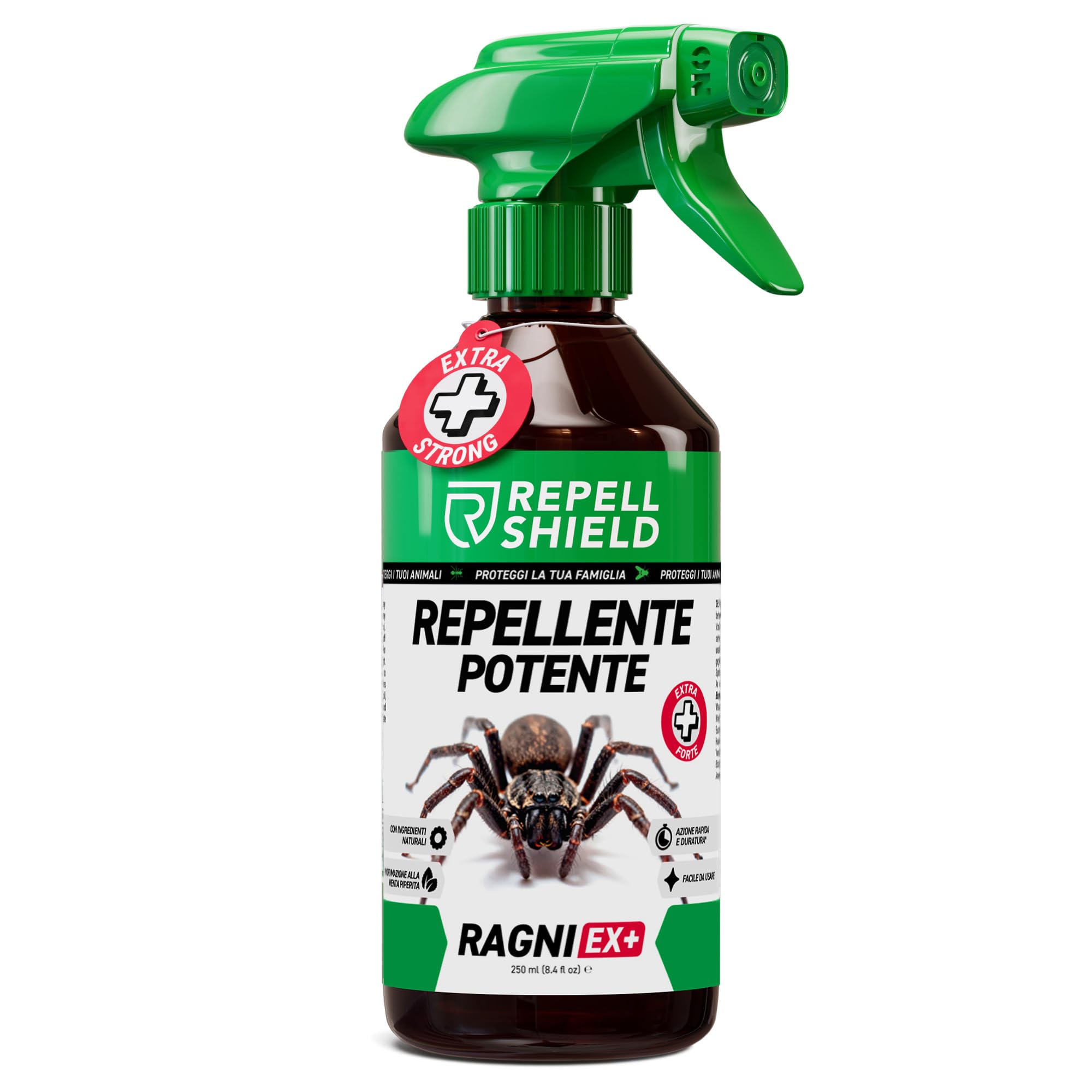 RepellShield Spray Repellente Ragni – Formula Avanzata con Oli Essenziali – Spray Ambientale per Casa, Cucce e Aree Interne Esterni –Non Macchia – Azione Rapida e Facile da Usare, 500ml