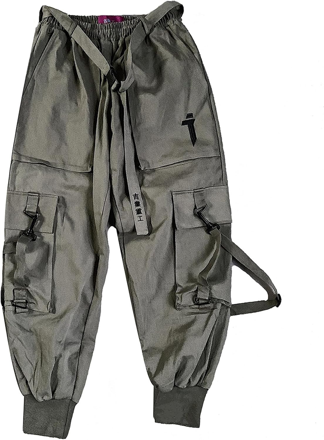 Niepce Inc Japanese Streetwear Techwear Cargo Pants for Men with Straps - Image 5