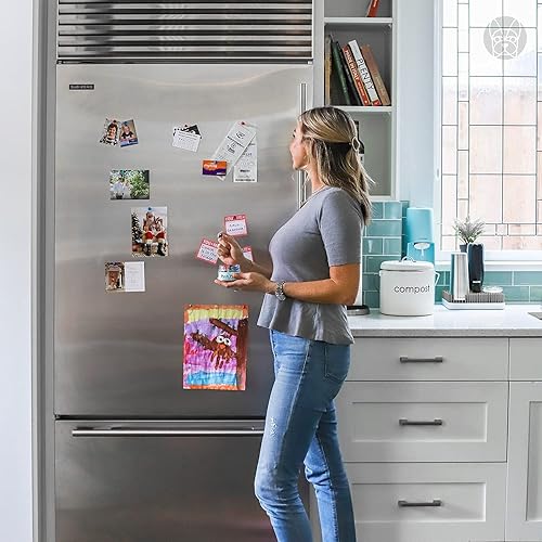 Miniatura 6 de Imanes de pasador de empuje súper fuertes, 56 unidades, pequeños imanes para oficina, pizarra, refrigerador, mapas de fotos, aula