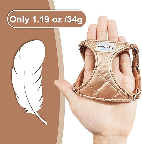 Miniatura 2 de Puppytie Arnés sin tirones para perro, con correa multifunción, pechera suave y ajustable para mascota, no ahorca, chaleco a prueba de escape,