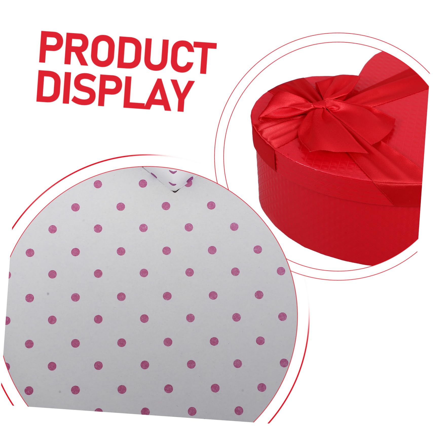 SOLUSTRE 3stücke Herzförmige Geschenkboxen Dekorative Verpackungen Für Schmuck Und Blumen Für Valentinstag Hochzeit Und Besondere Anlässe Robustes Papiermaterial Romantisches Design