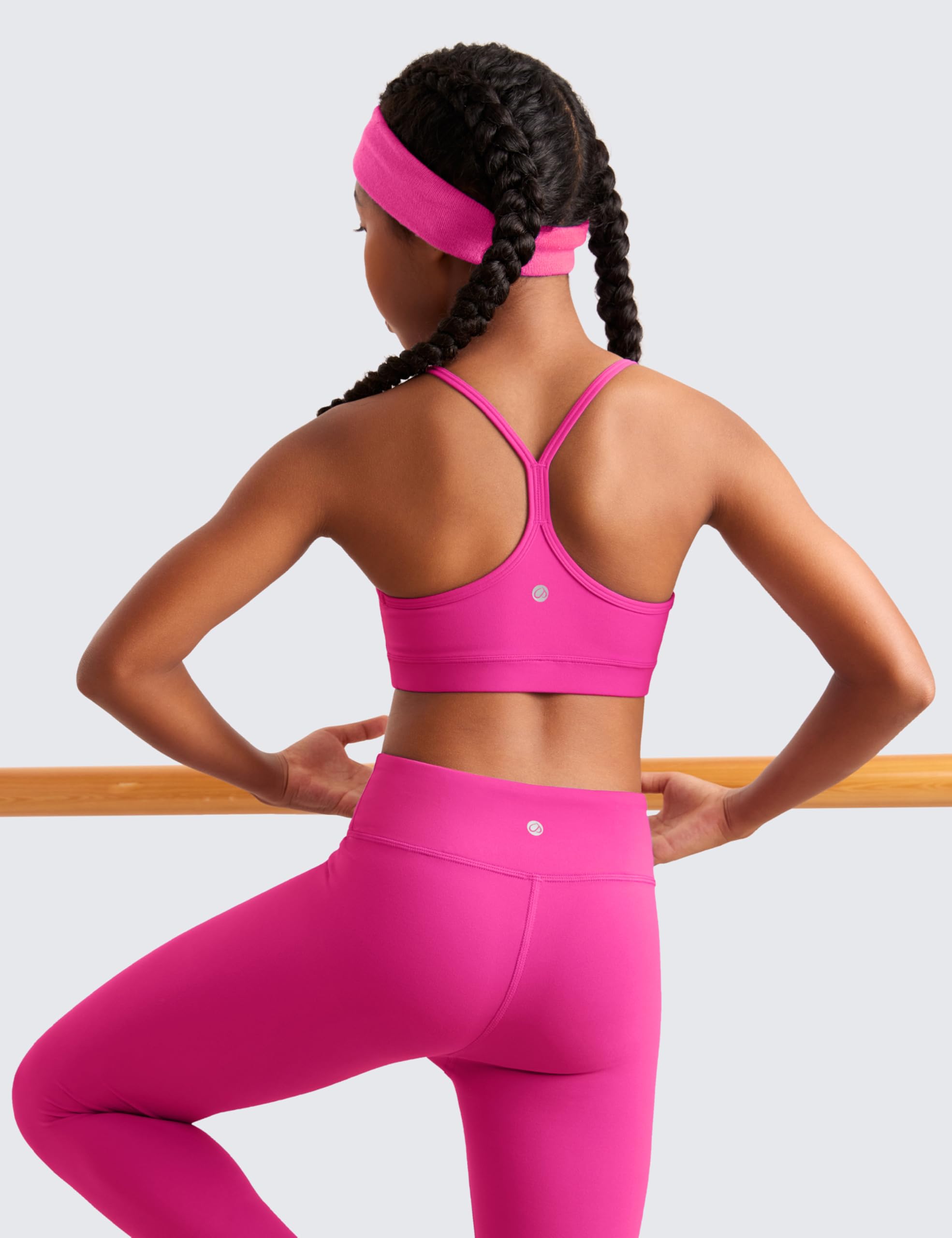 CRZ YOGA Butterluxe Filles Sport Soutien-Gorge Y Dos Yoga Entraînement Bras pour Ados