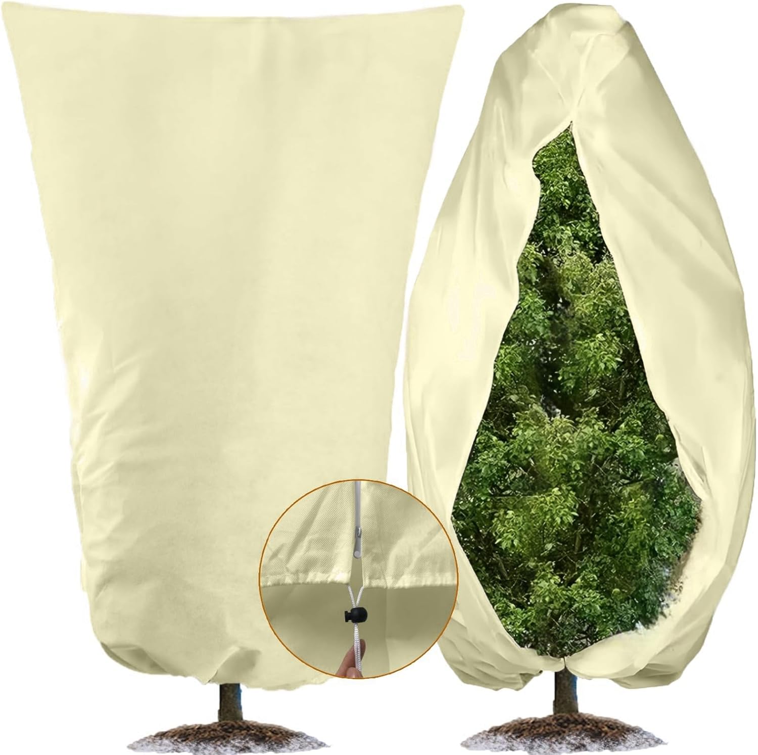 Soulian 2Pack Large Plant Covers Freeze Protection,47.2''×