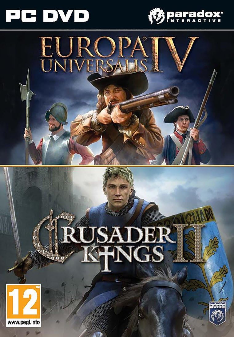 Crusader Kings II and Europa Universalis IV Twin Pack (PC DVD)