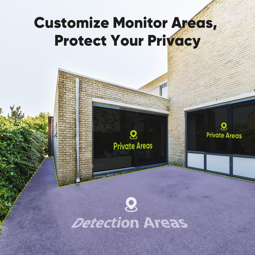 SANNCE Système de caméra de Surveillance 8CH 1080P 5 en 1 CCTV DVR avec Disque Dur de 1 to 4 × 2 MP caméras de Surveillance filaires étanches avec Vision Nocturne de 100 Pieds, Alarme de Mouvement
