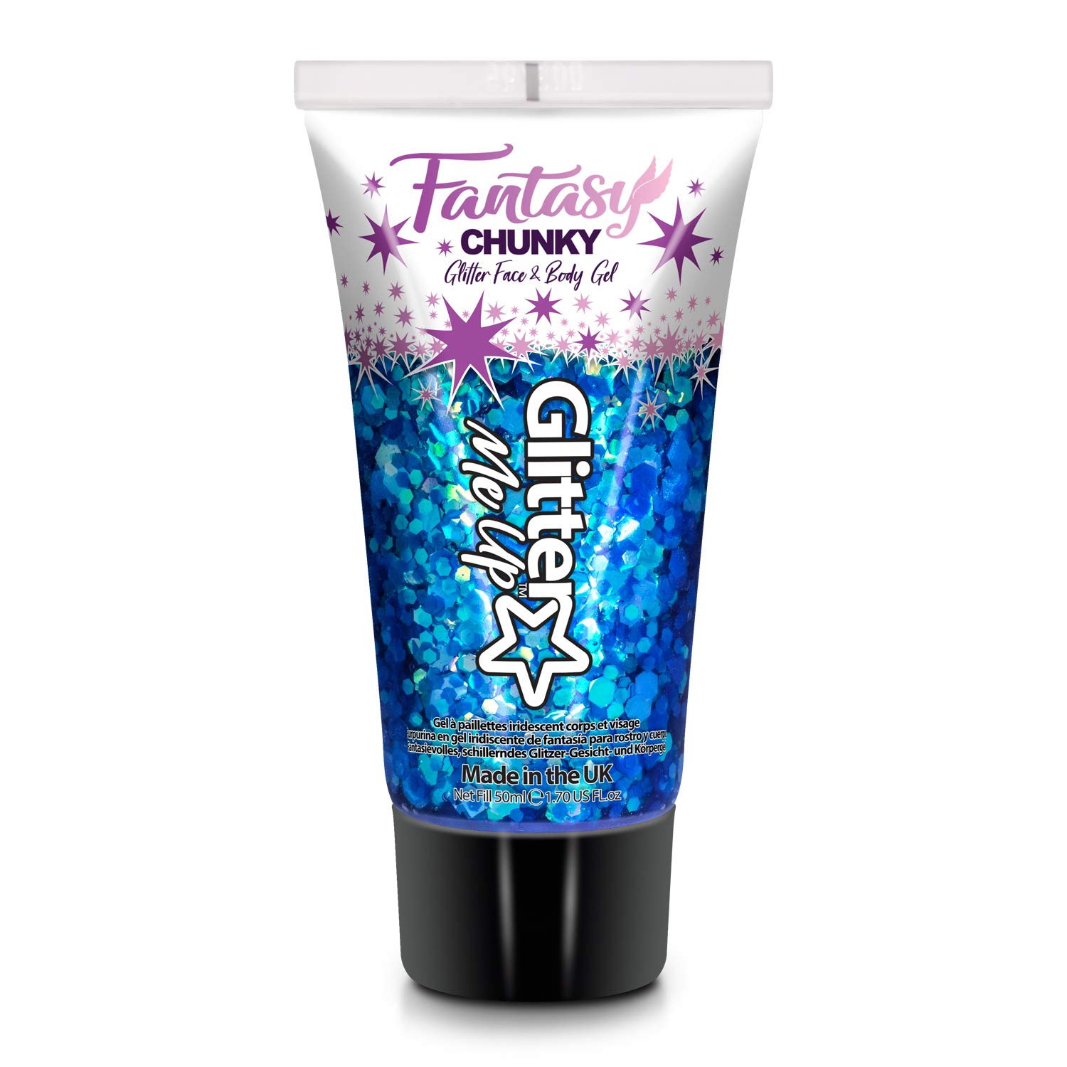 Buy Chunky Holographic Glitter Face Gels 50ml Cosmetic Glitter For Face, Body and Hair