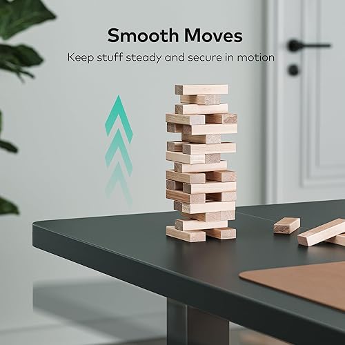 Miniatura 5 de Convertidor de escritorio de altura ajustable de FEZIBO. Elevador de escritorio de 30 pulgadas, soporte de escritorio ergonómico, mesa de trabajo,