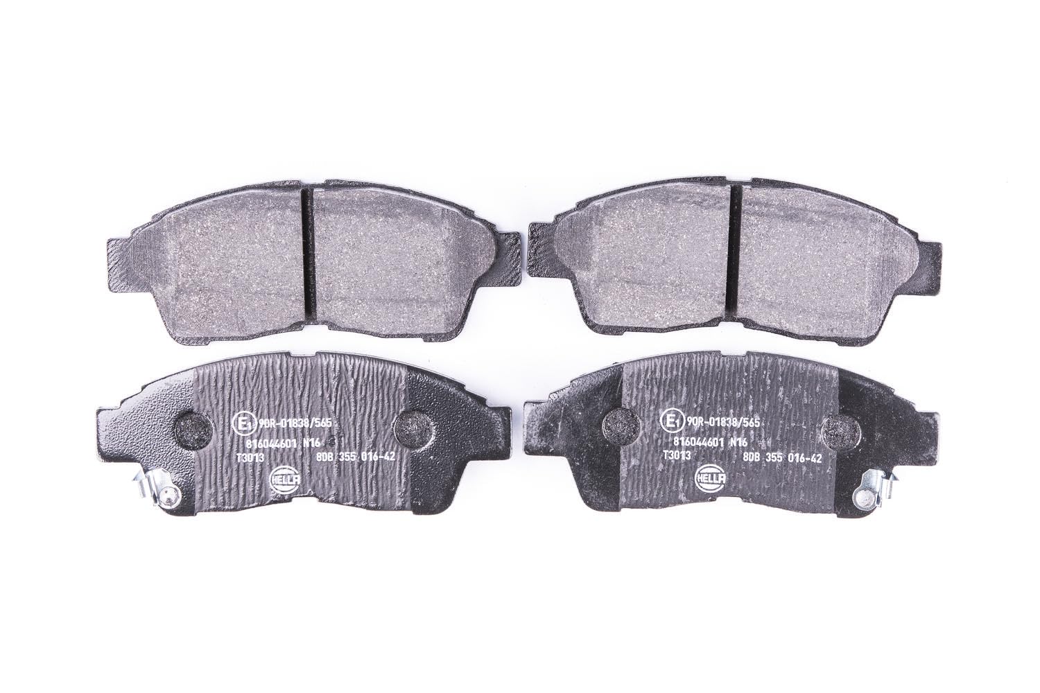 HELLA 8DB 355 016-421 Brake pad set - with acoustic wear warning - T3013 - for e.g. HOLDEN / TOYOTA