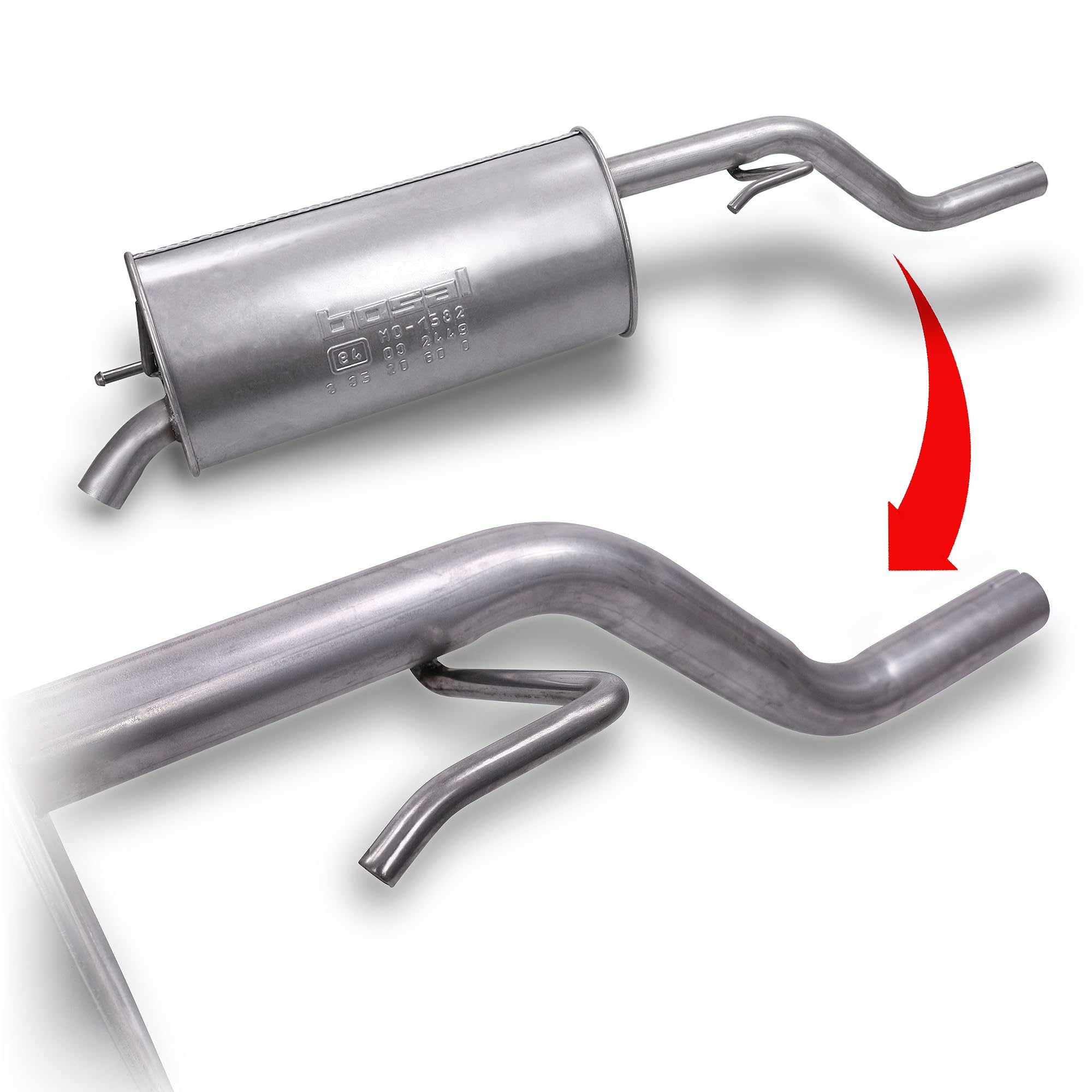 Bosal 185-687 - Endschalldämpfer