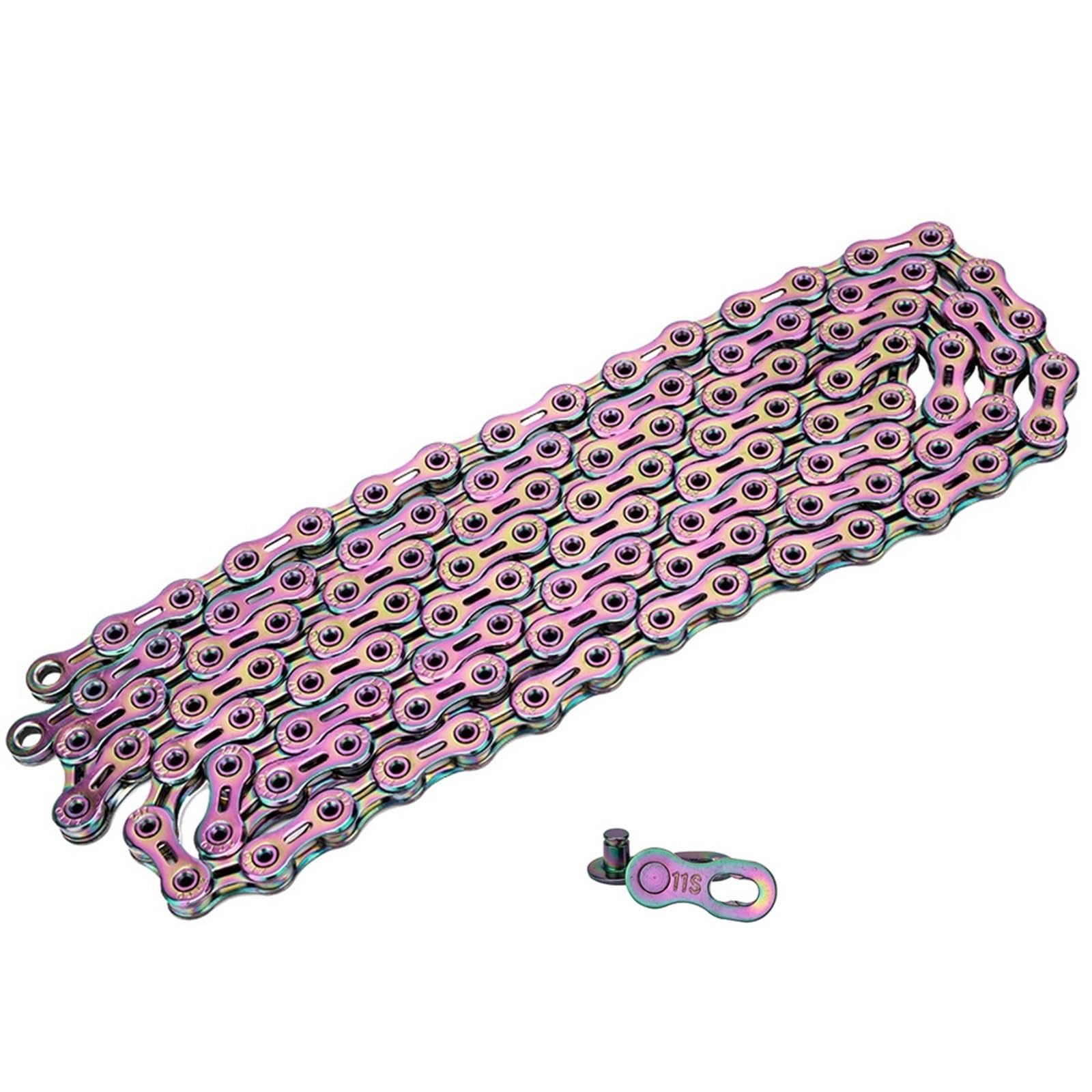Generico Catene for Bicicletta A 12 velocità MTB 8 ​​9 10 11 Catena for Bici da Strada A 12 velocità con Connettore 10S Collegamento Mancante Magic Quick Connect