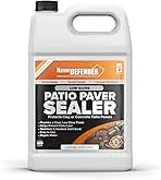 Low Gloss Patio Paver Sealer - Clear Water-Based Sealant for Patio Pavers & Natural Stone Surfaces - 1- Gallon