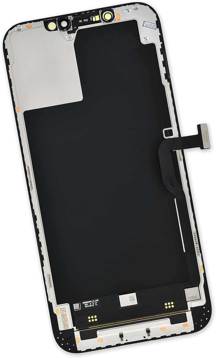 iFixit Screen Replacement Compatible with iPhone 12 Pro Max - Repair Kit - Black