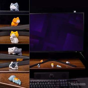 Amazon.co.jp: TALONGAMES 動物フィギュア 子猫玩具セット 机の