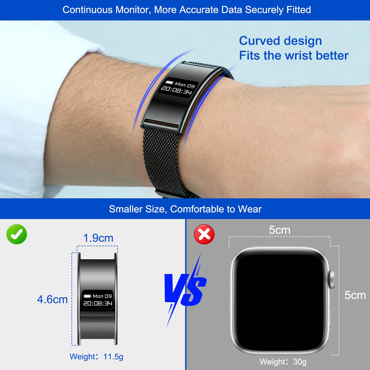 Bracelet Connecté Femme Homme, Fitness Tracker d'activité avec Modes d'exercice,Long Jours Batterie, Étanchéité IP68, Suivi Sommeil & Cardio, SpO2, Rappel D'appel/SM, Compatible Android et iOS