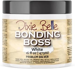 Dixie Belle Bonding BOSS Paint Primer - White (16oz) - Problem Solver Primer - Paint Base to Block Odor, Stains, Bleed Through - Made in USA