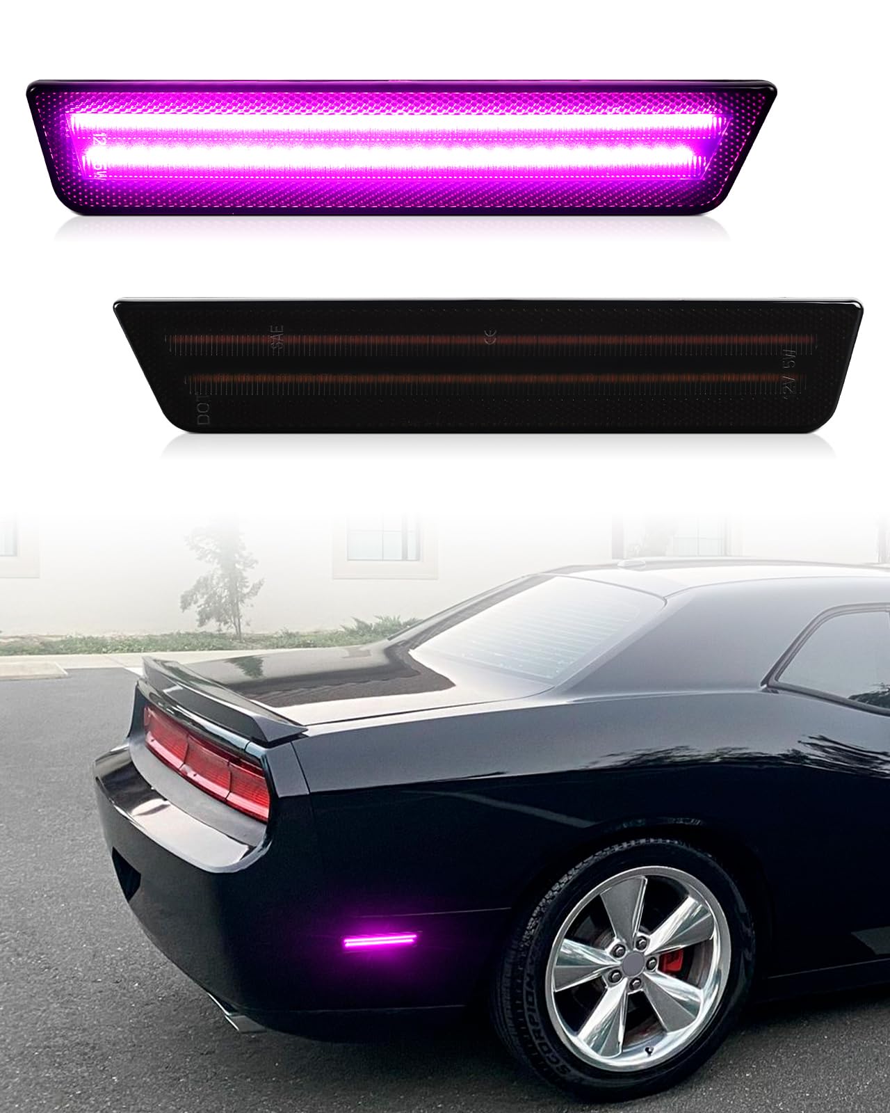 Amazon.com: Pink Purple LED Rear Side Marker Lights for 2011