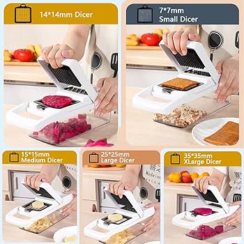 Amazon.com: Vegetable Chopper Onion Chopper Dicer - Food